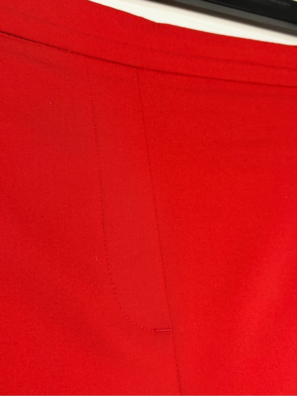 Chaus Bright Red Straight-Leg Pants - Picture 6 of 9
